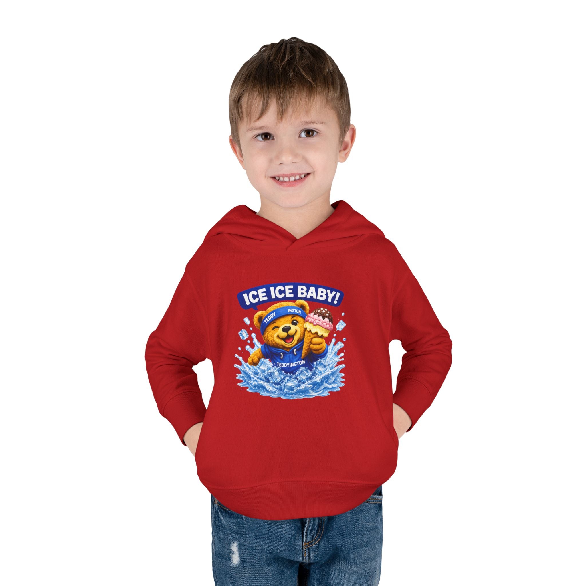 Ice Ice Baby Teddy Bear Toddler Hoodie