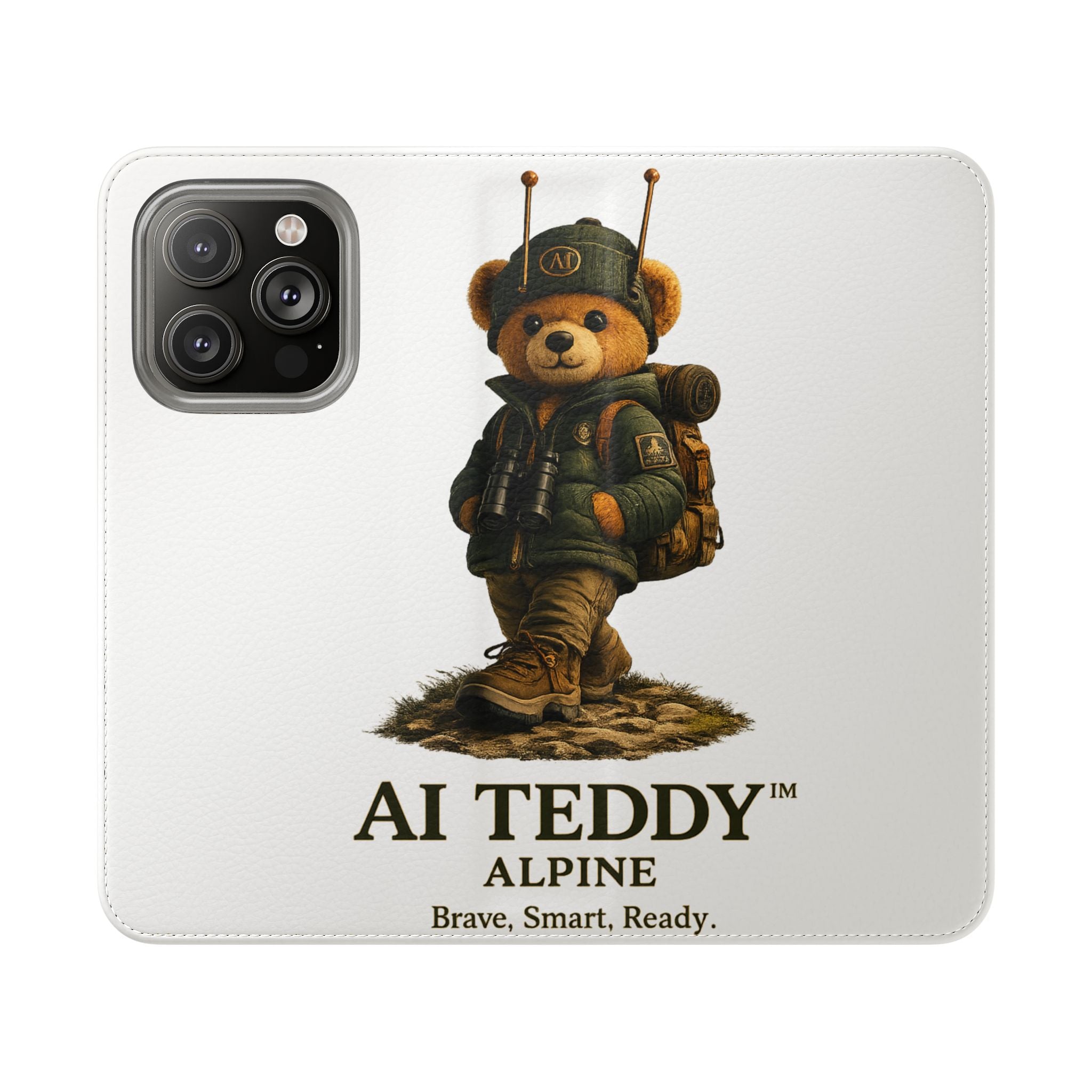 AI Teddy Alpine Wallet Phone Case