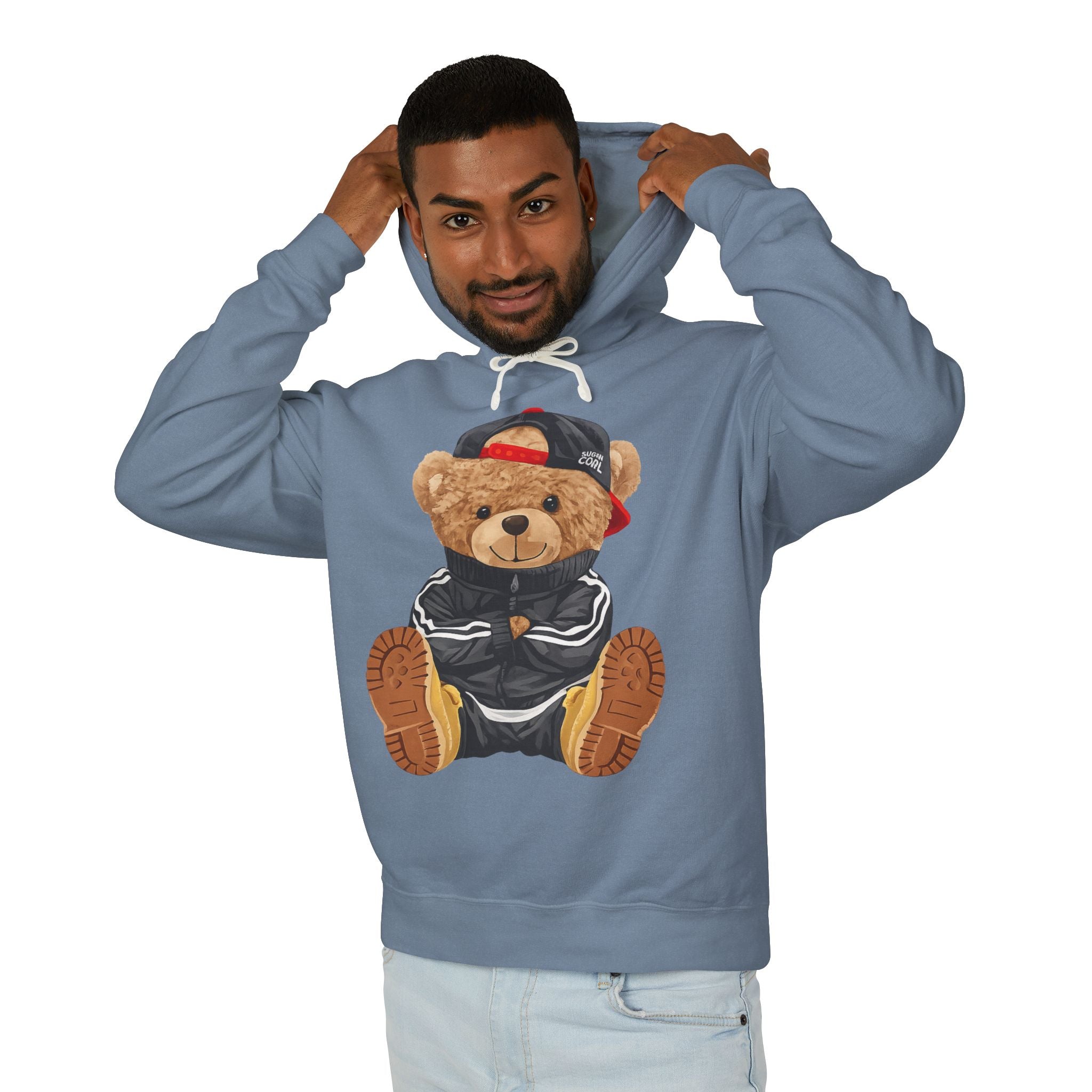 Urban Teddy Bear Streetwear Graphic Hoodie