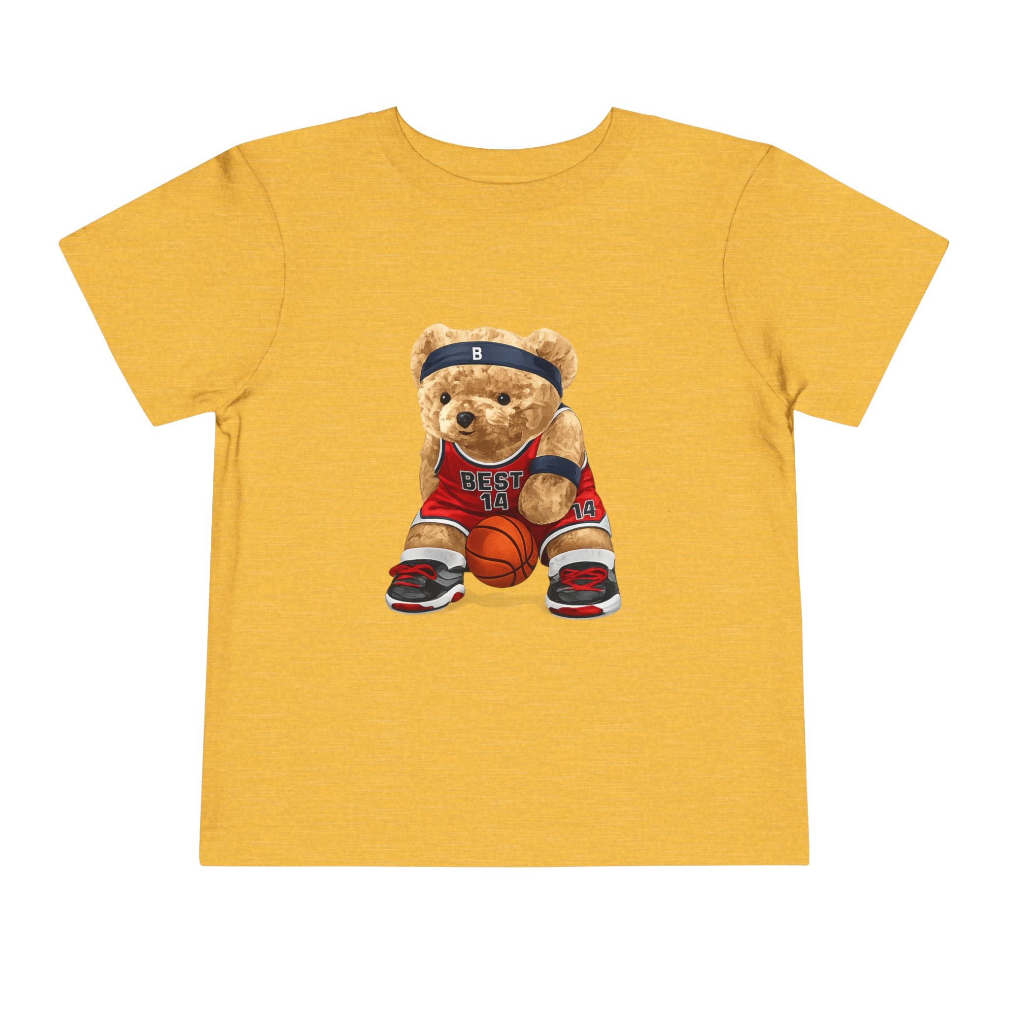 Toddler Basketball Teddy Bear T-Shirt
