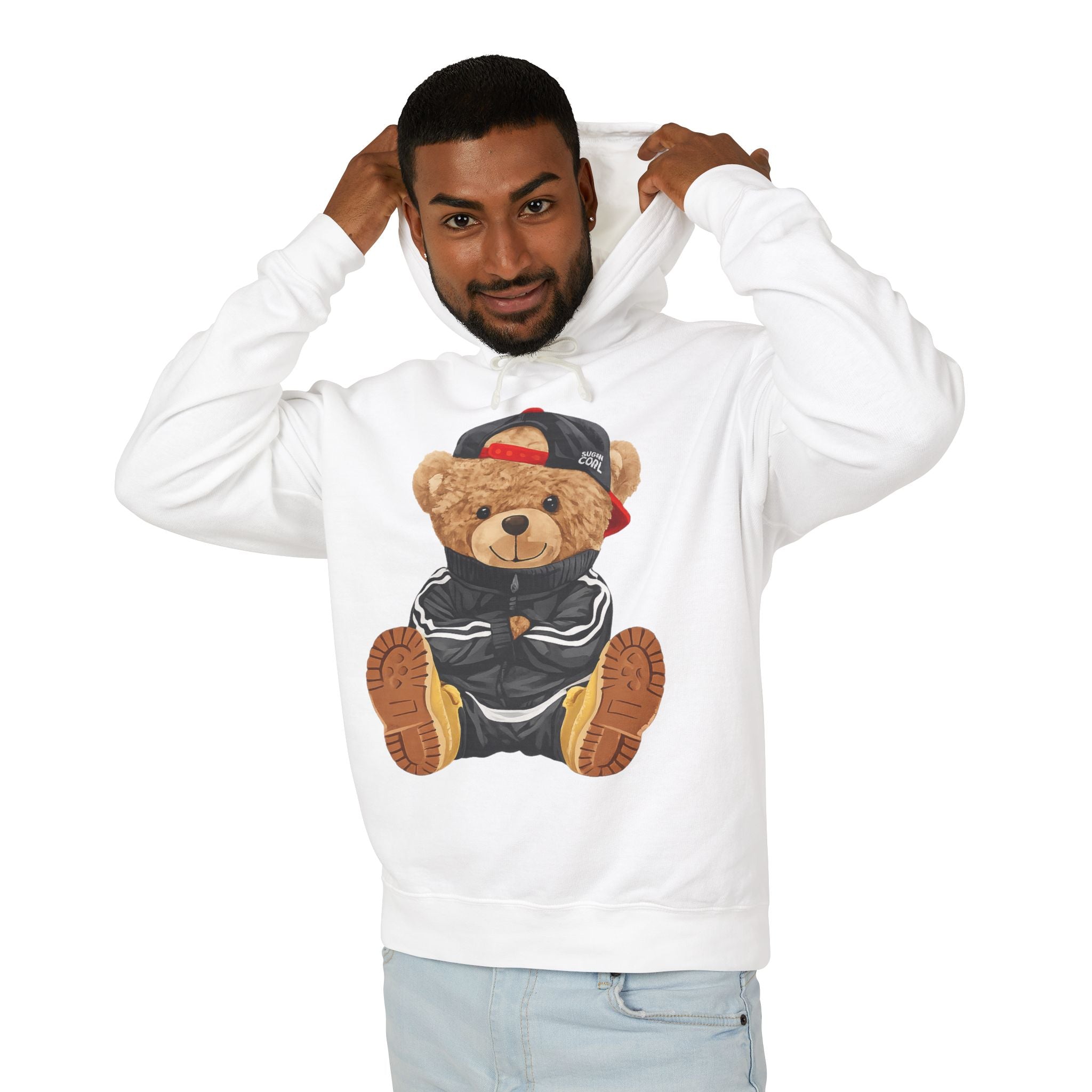 Urban Teddy Bear Streetwear Graphic Hoodie