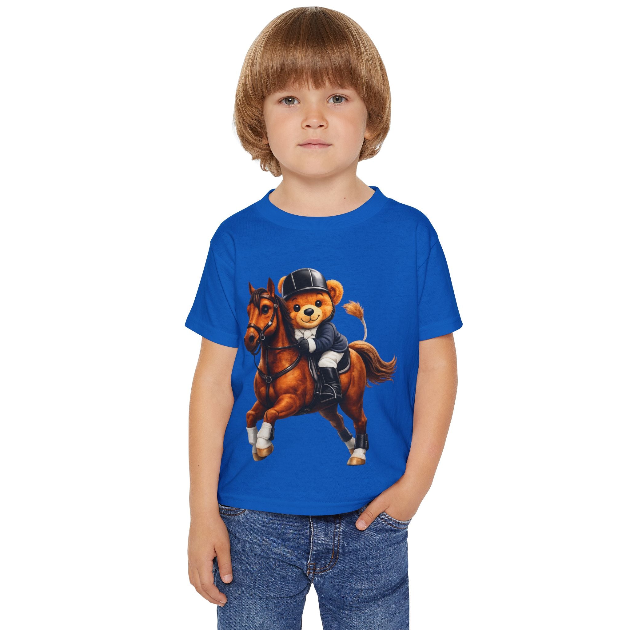 Kids Equestrian Teddy Bear T-Shirt