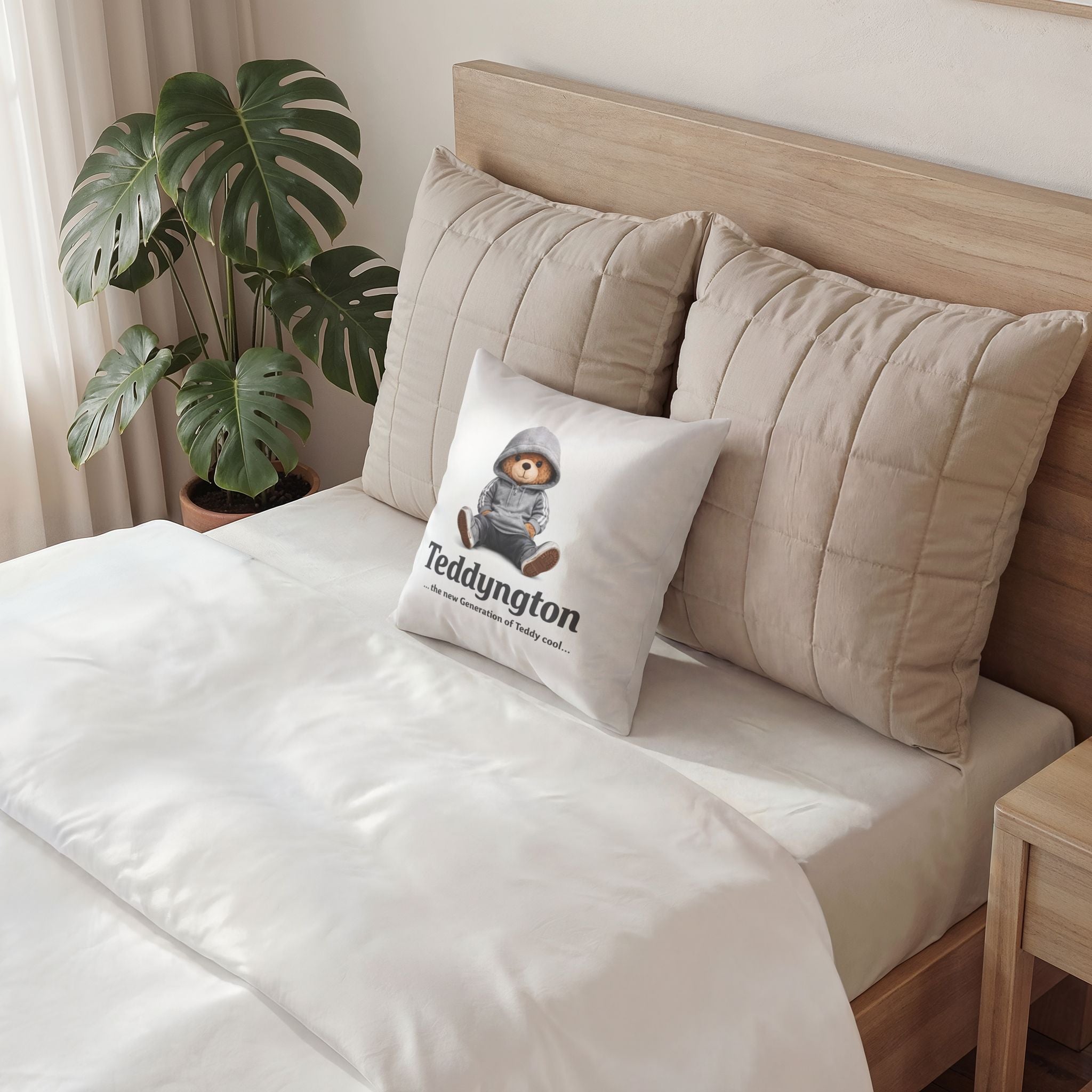 Teddyington Classic Teddy Throw Pillow