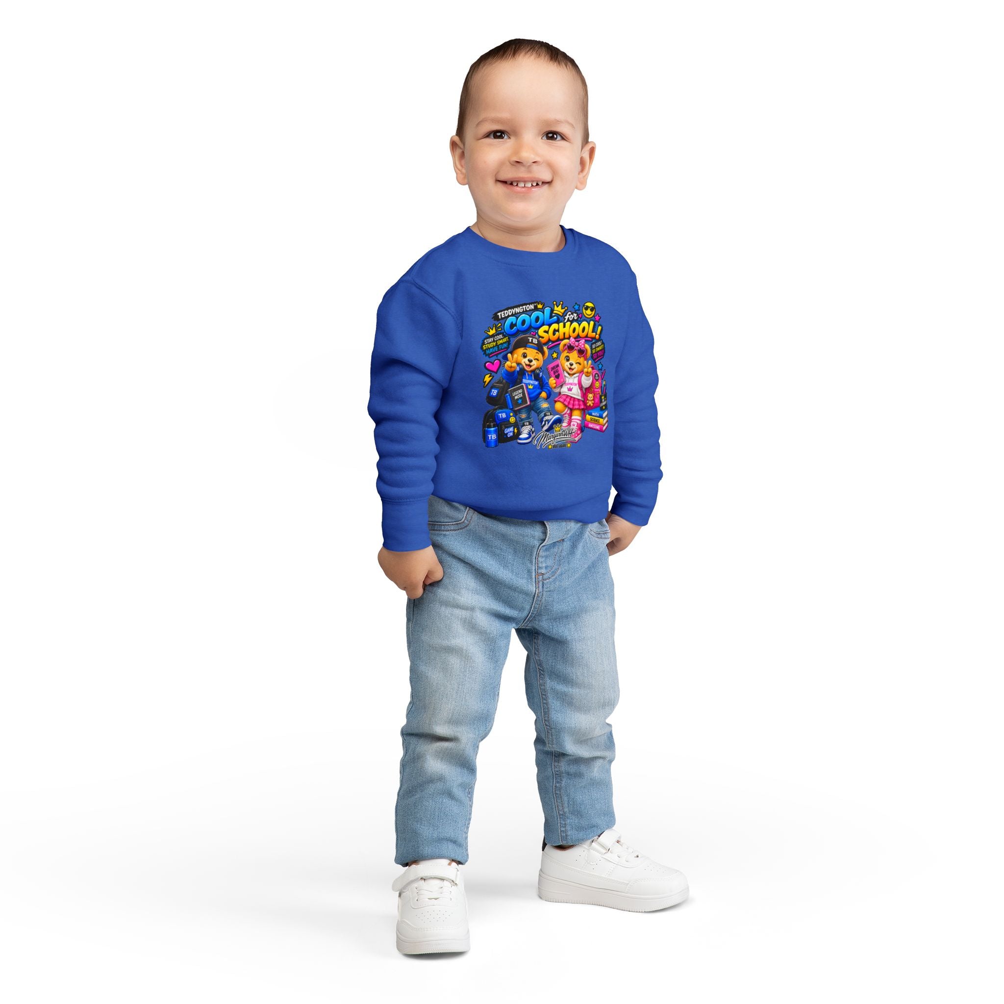Teddyngton Cool for School Kids Sweatshirt