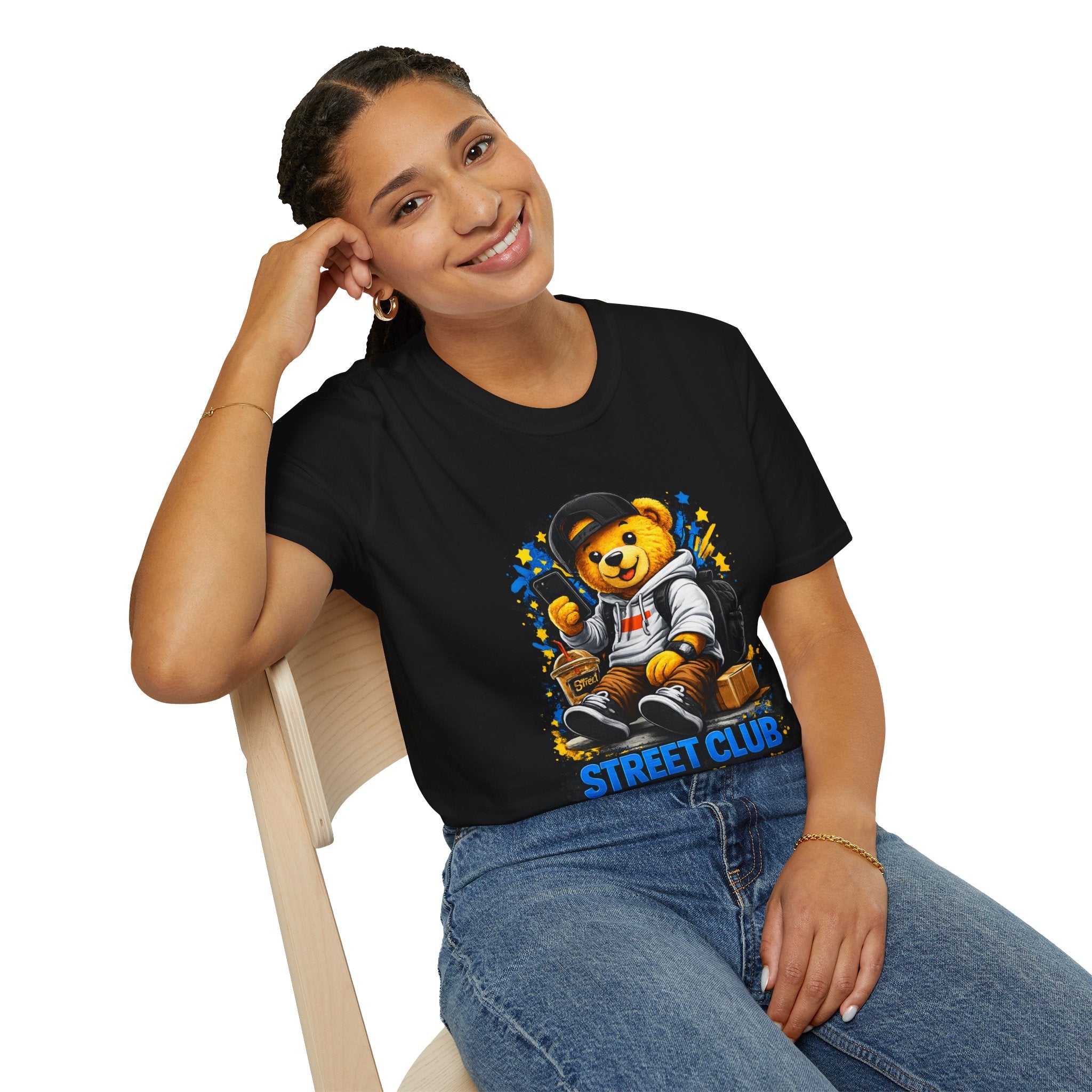 Street Club Teddy Graphic T-Shirt