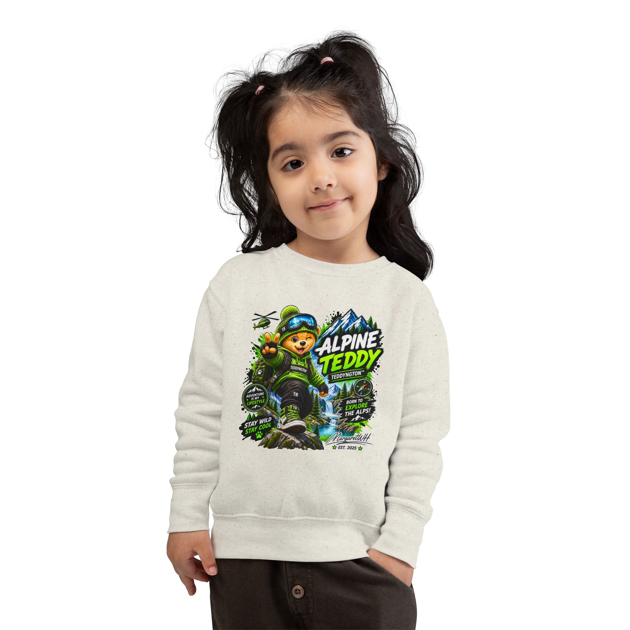 Alpine Teddy Toddler Sweatshirt