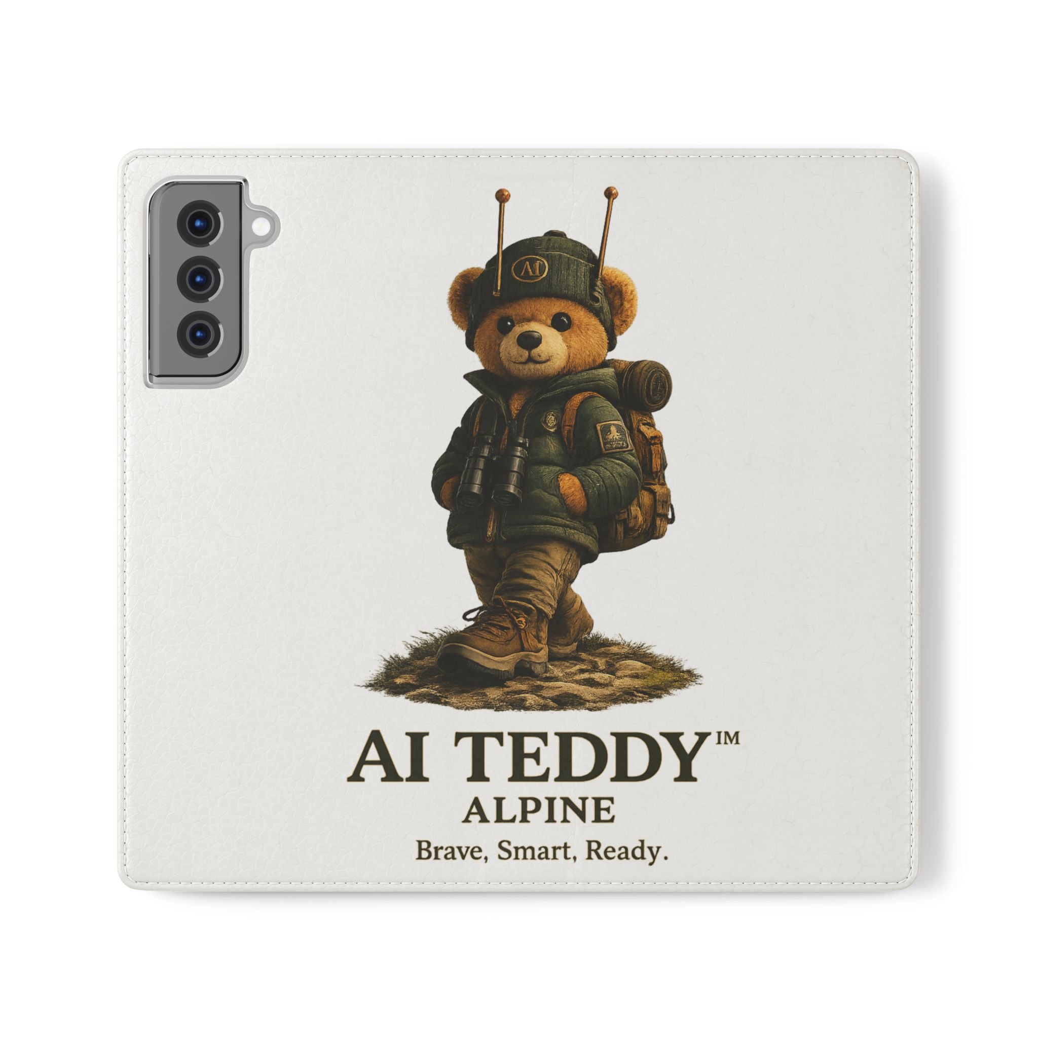 AI Teddy Alpine Wallet Phone Case