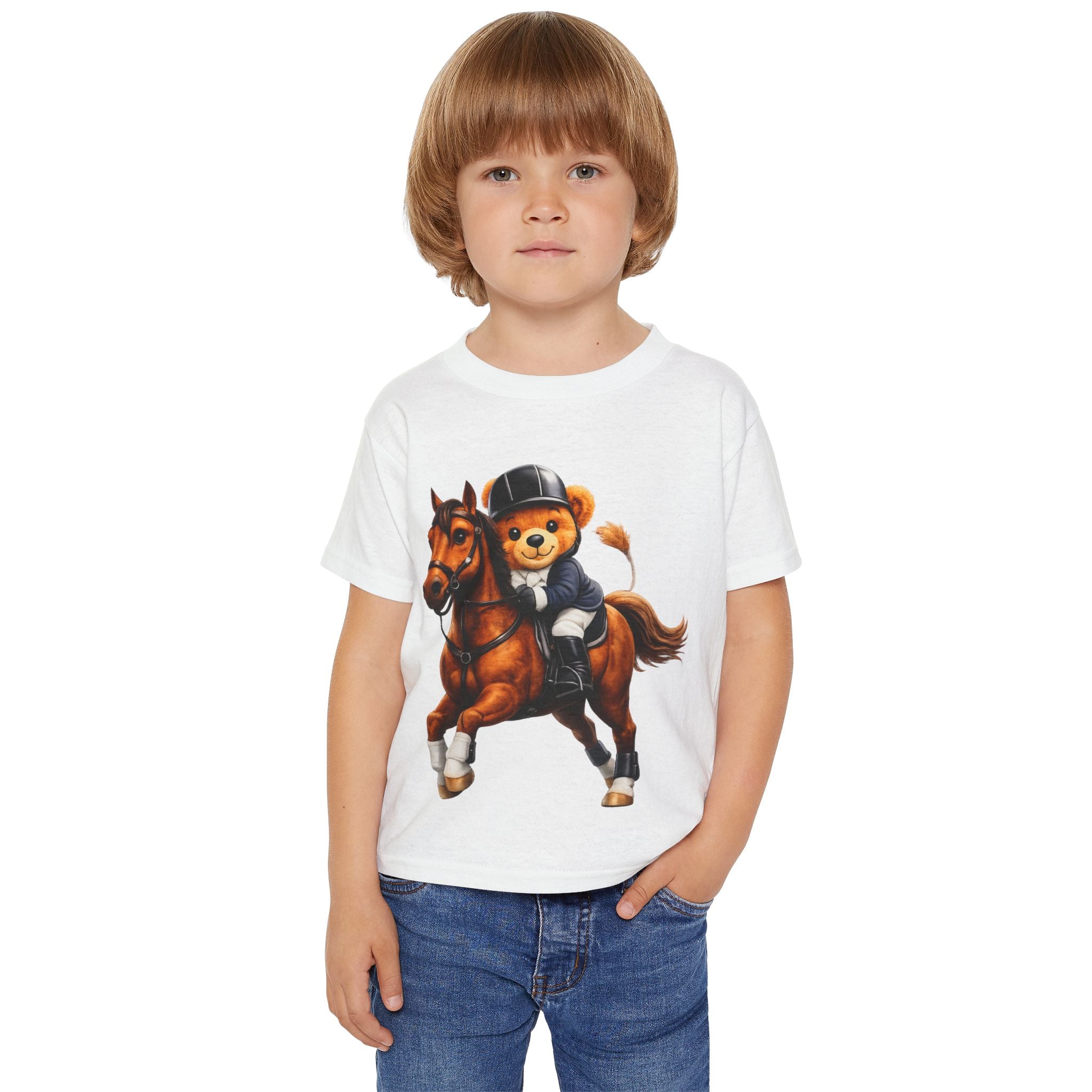 Kids Equestrian Teddy Bear T-Shirt