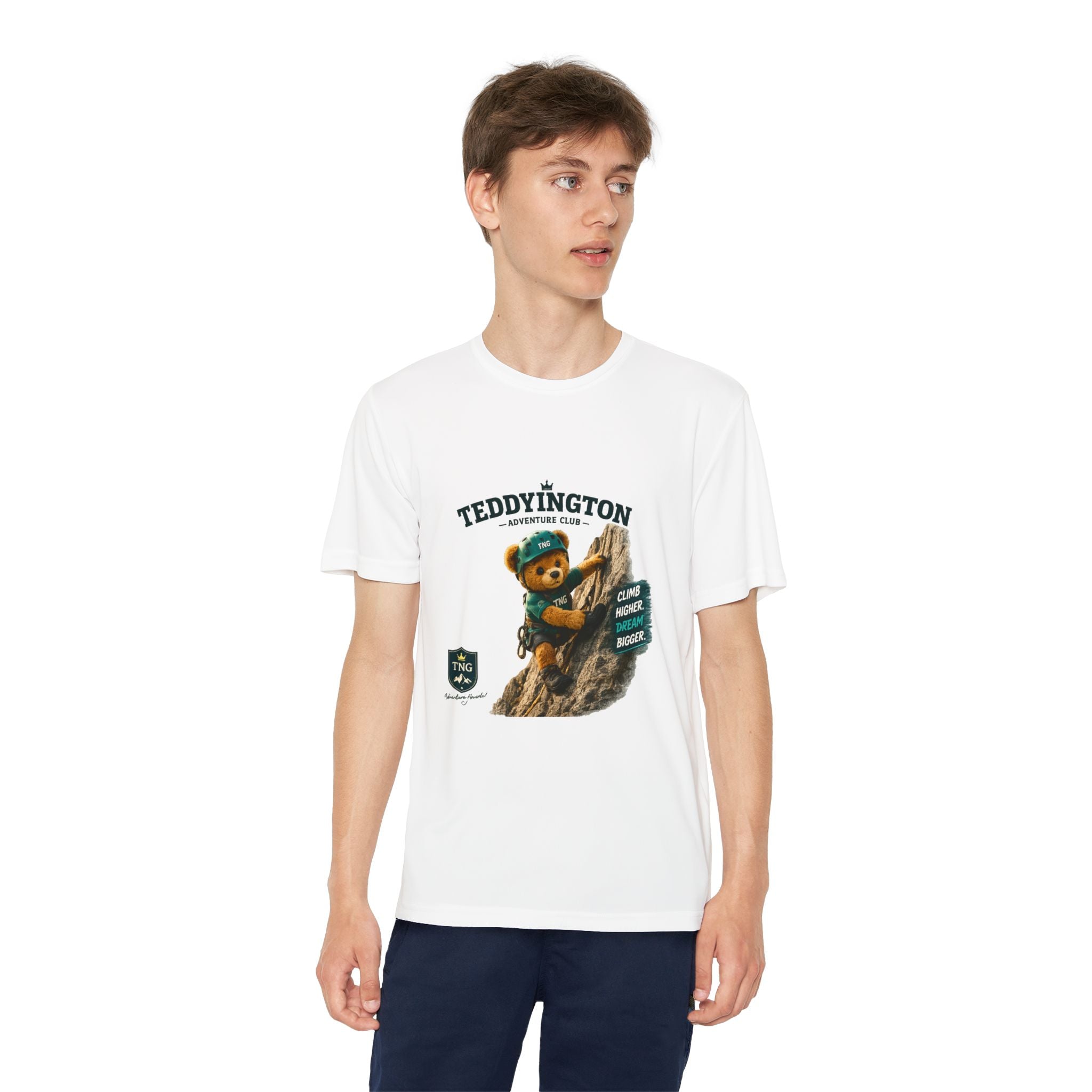 Teddy Bear Mountain Climbing T-Shirt