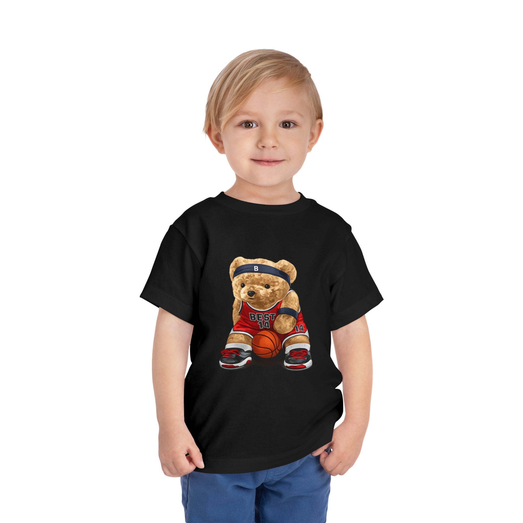 Toddler Basketball Teddy Bear T-Shirt