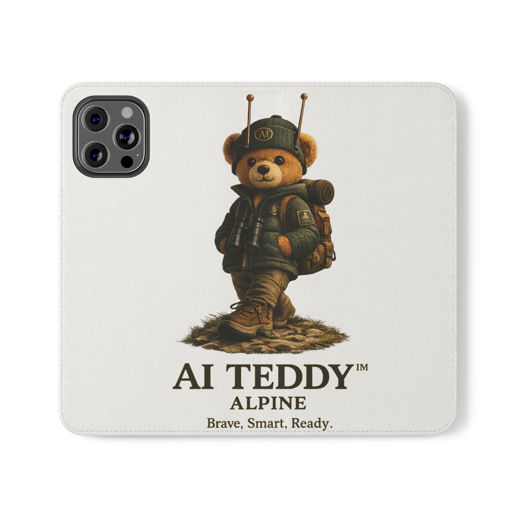 AI Teddy Alpine Wallet Phone Case
