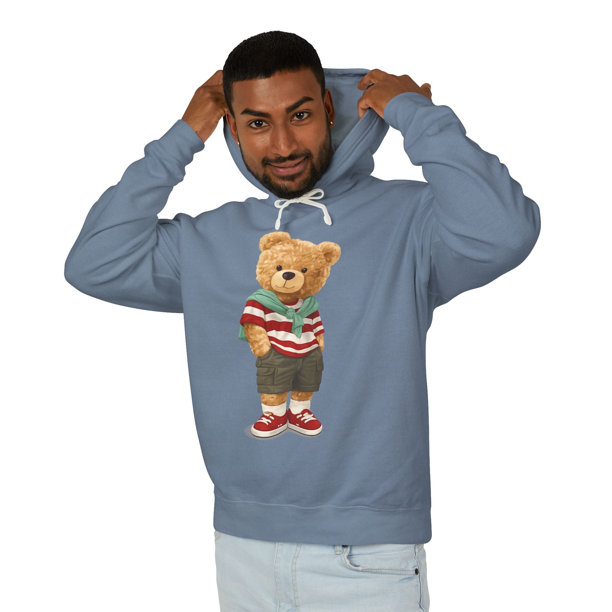 Vintage Teddy Bear Graphic Hoodie