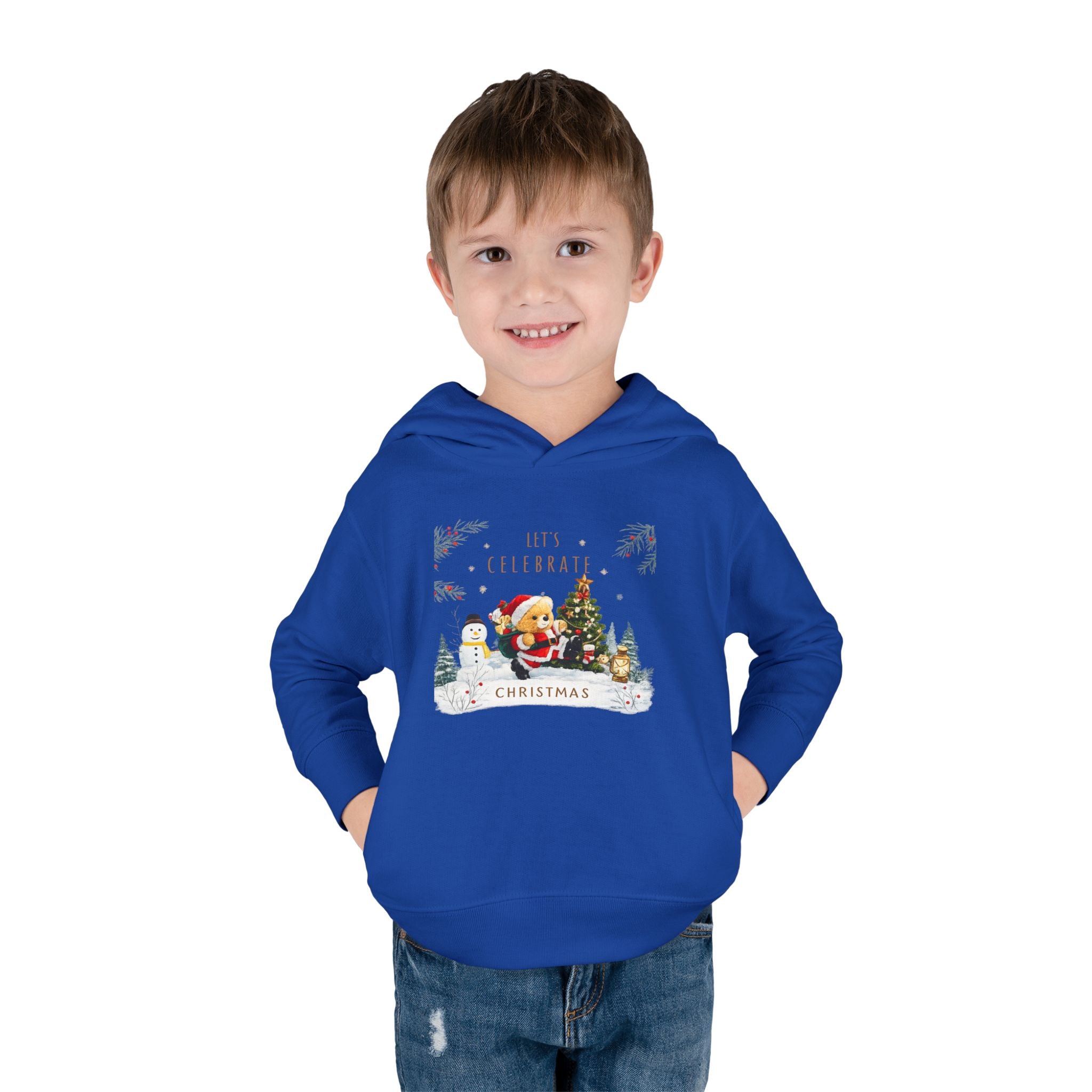 Let's Celebrate Christmas Toddler Hoodie