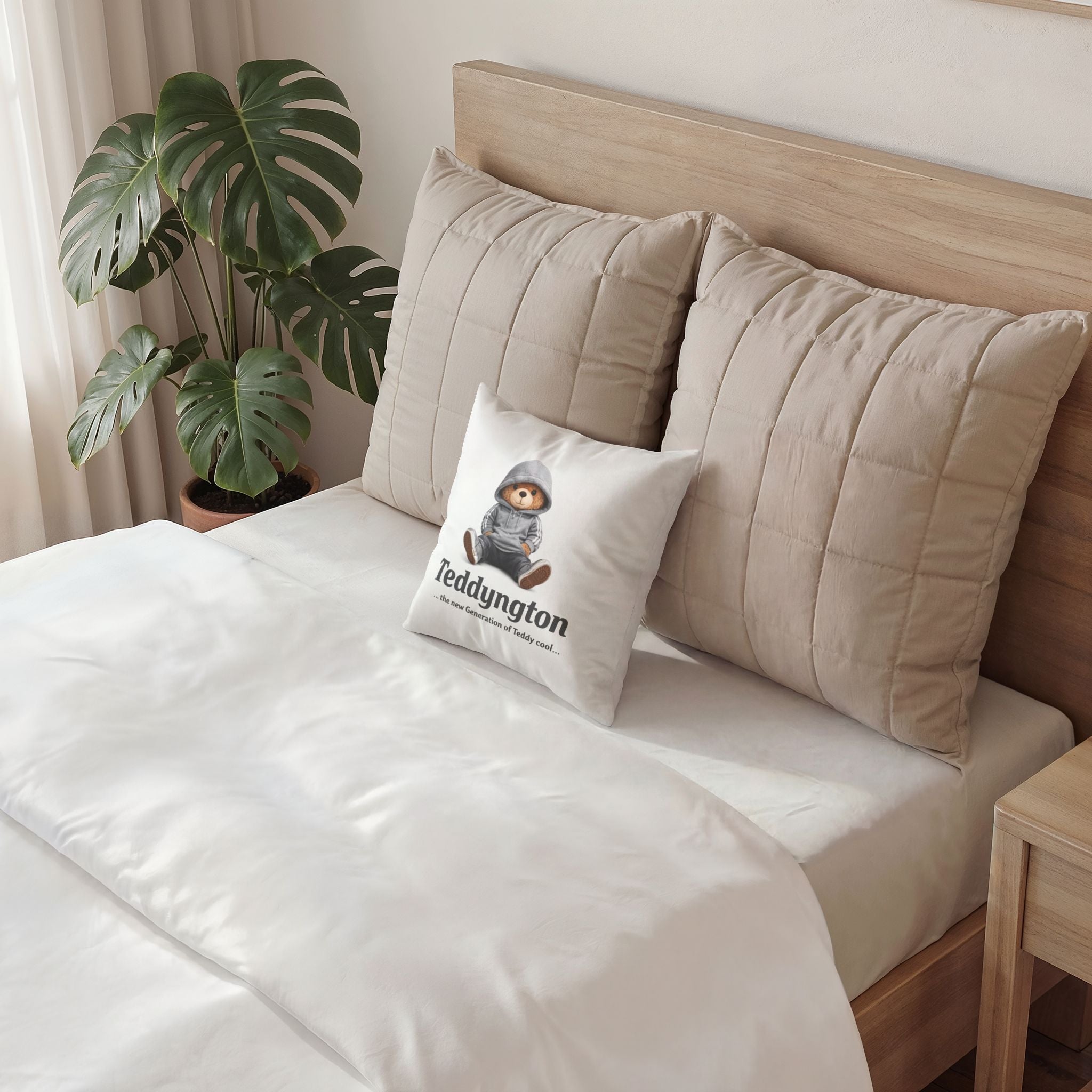 Teddyington Classic Teddy Throw Pillow