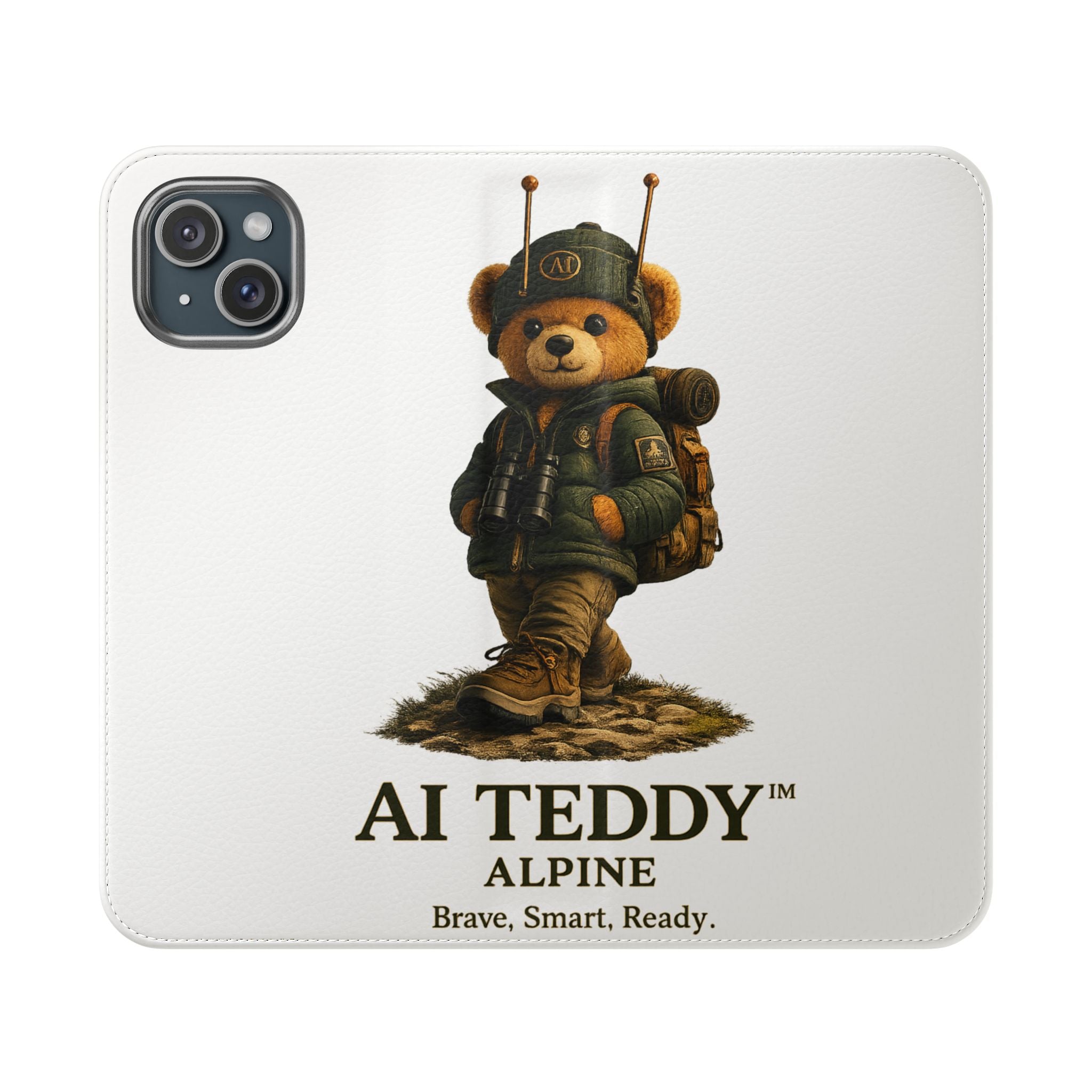 AI Teddy Alpine Wallet Phone Case