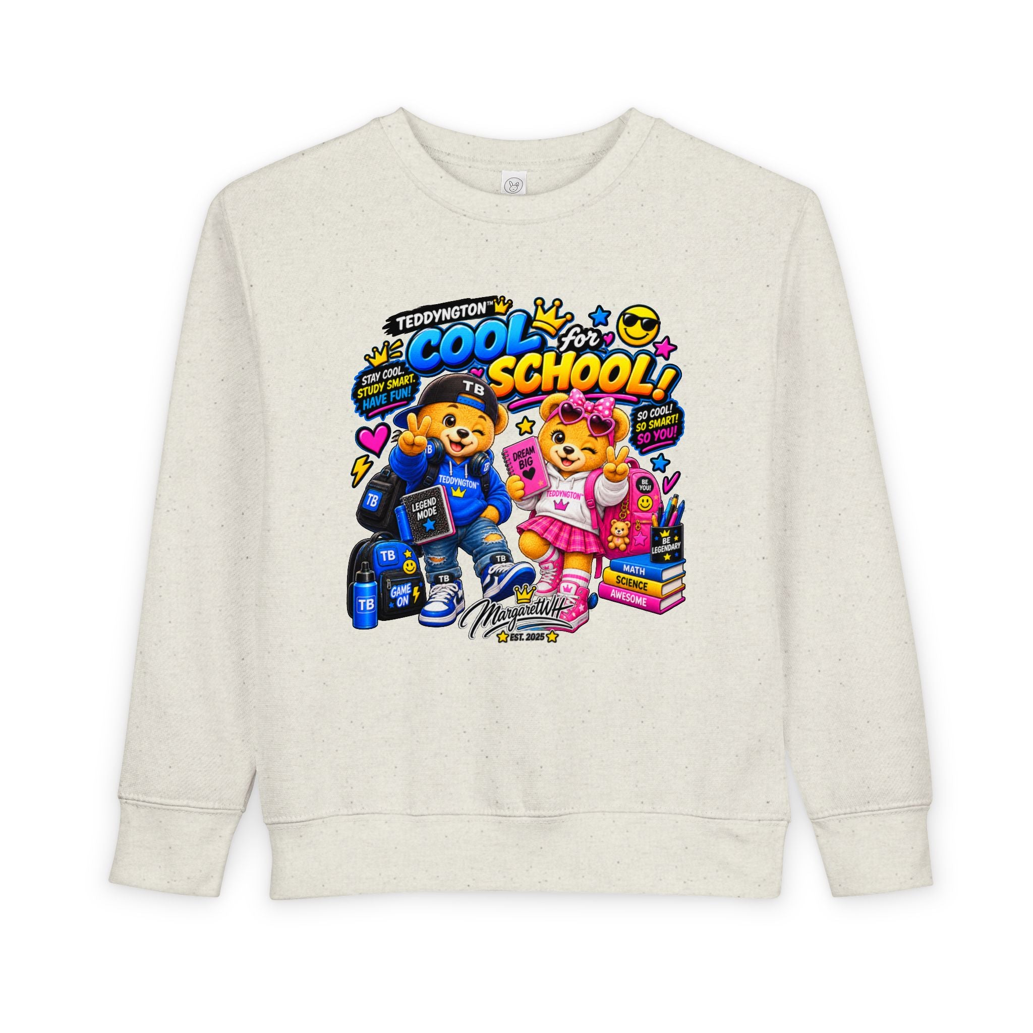 Teddyngton Cool for School Kids Sweatshirt