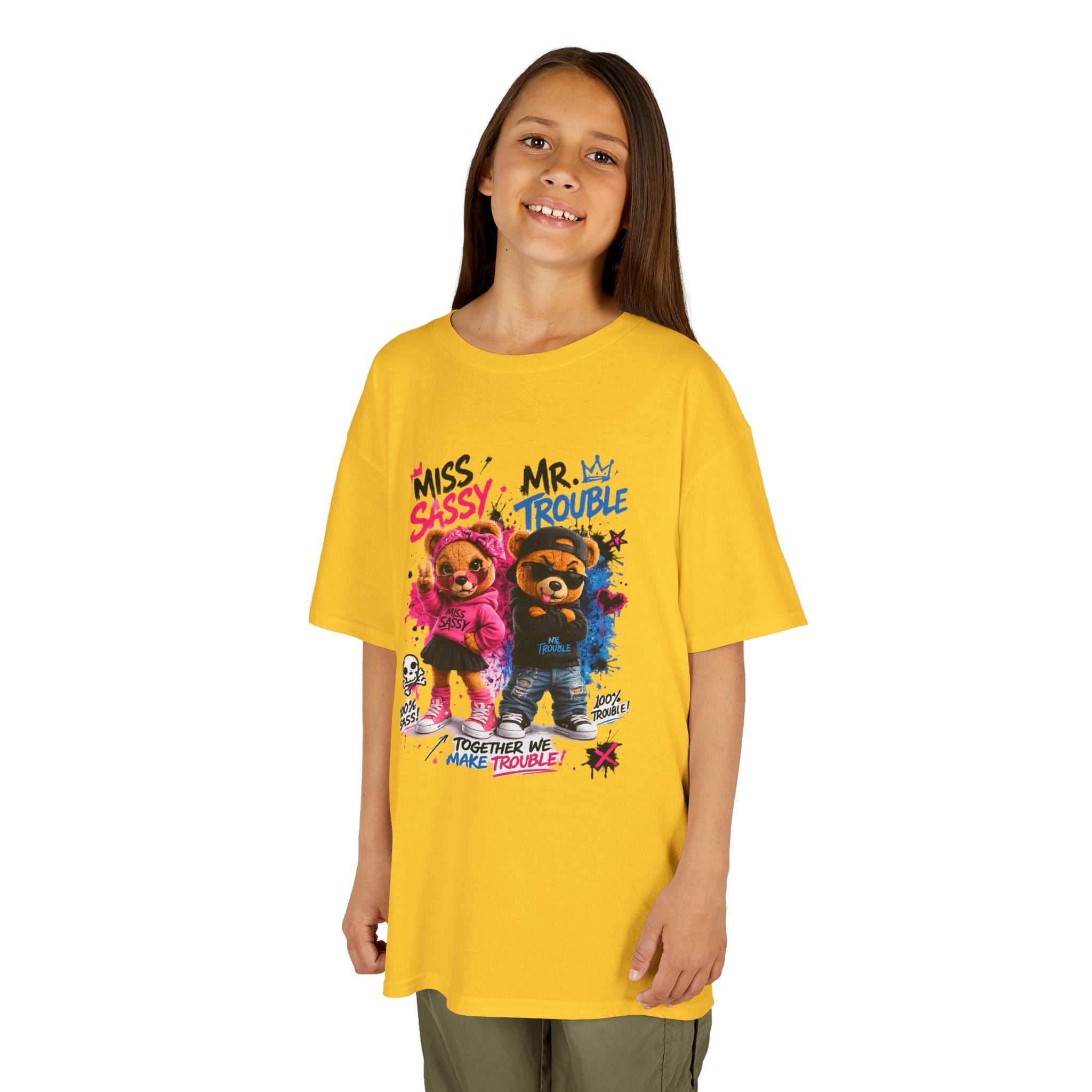 Miss Sassy & Mr. Trouble Teddy Bear T-Shirt