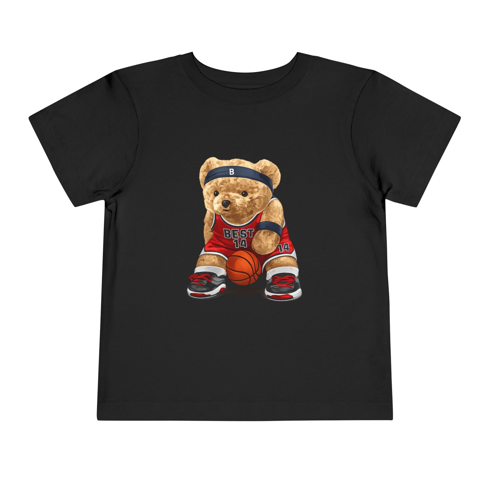 Toddler Basketball Teddy Bear T-Shirt