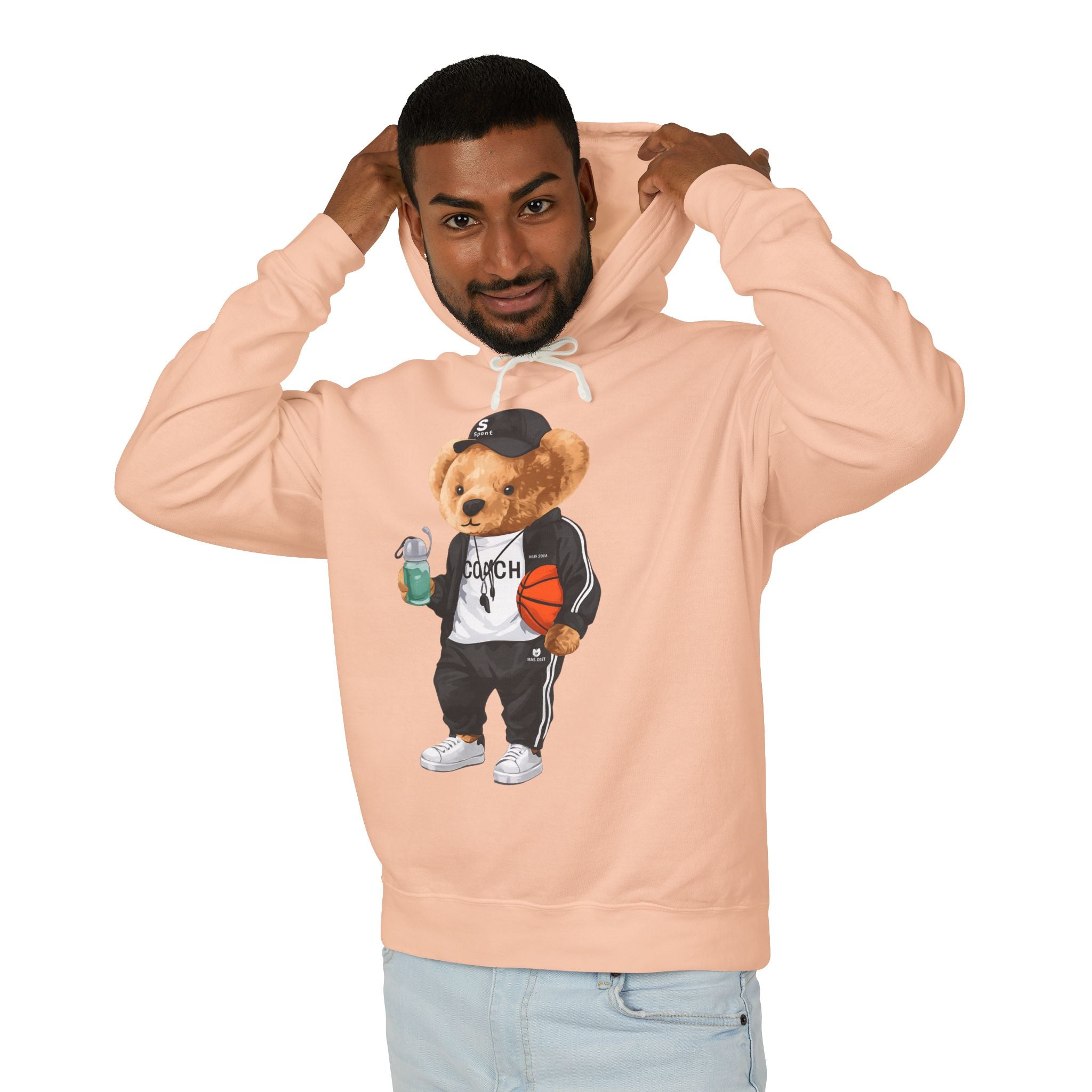 Basketball Coach Teddy Bear Hoodie