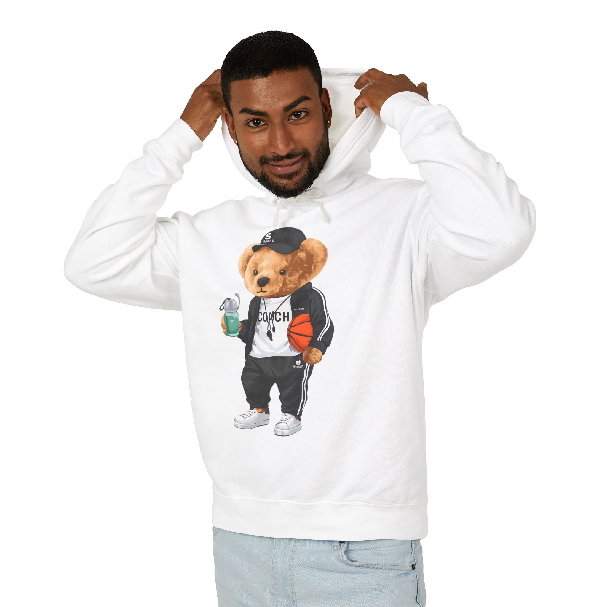 Basketball Coach Teddy Bear Hoodie