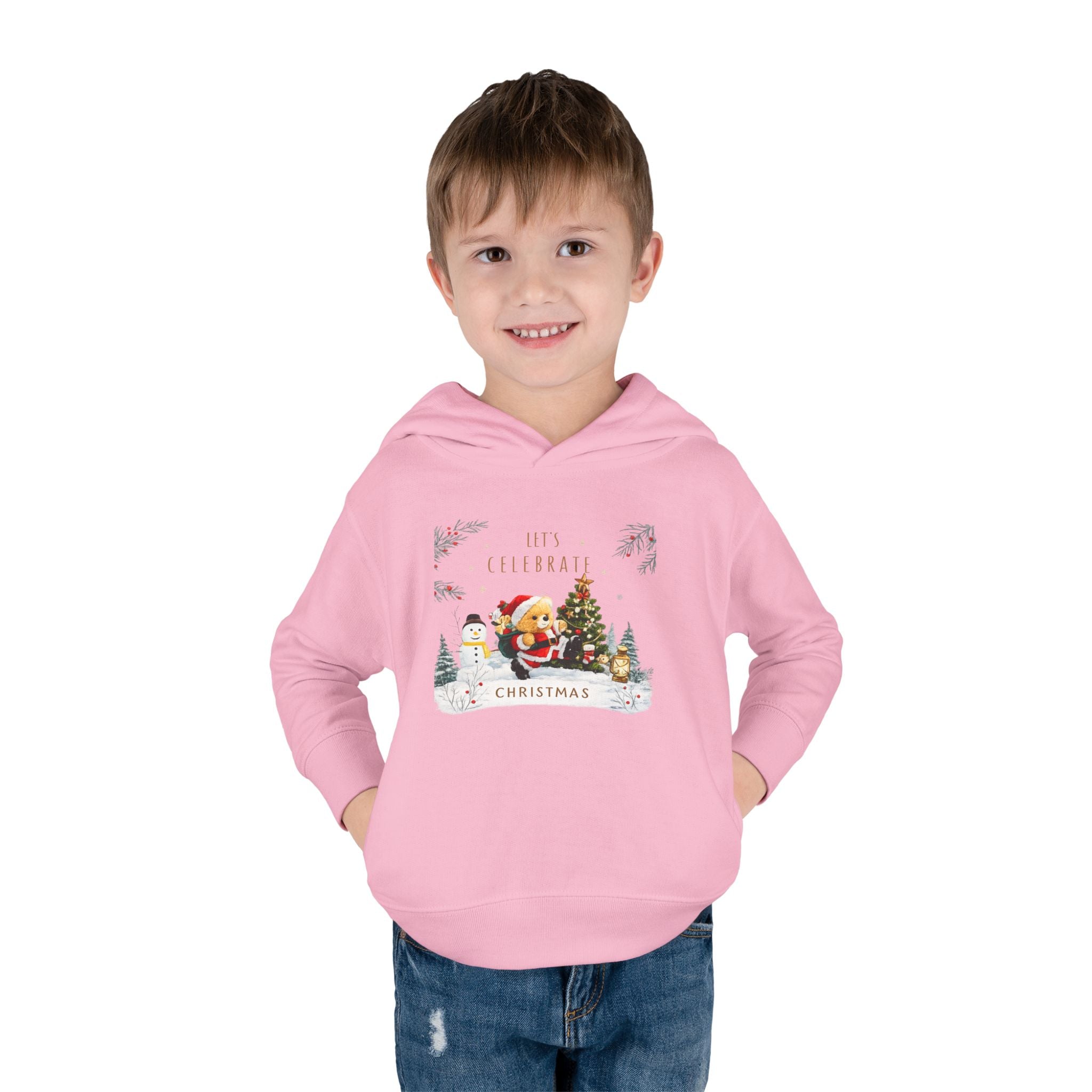 Let's Celebrate Christmas Toddler Hoodie