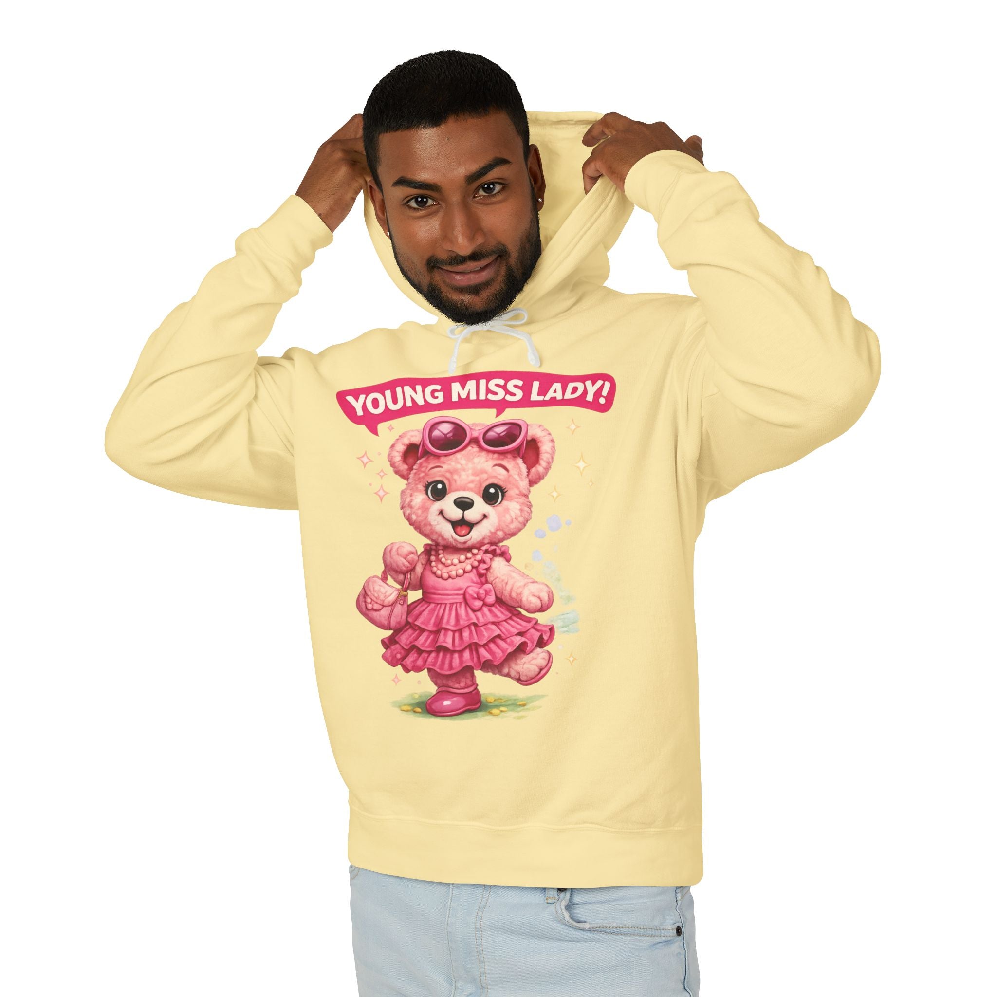 Young Miss Lady Teddy Bear Hoodie